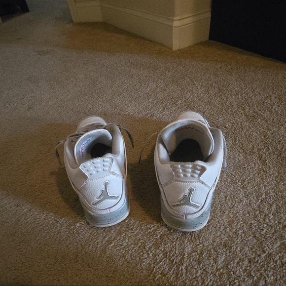 Jordan 4 Retro White Oreo Size 7.5 - Picture 4 of 5